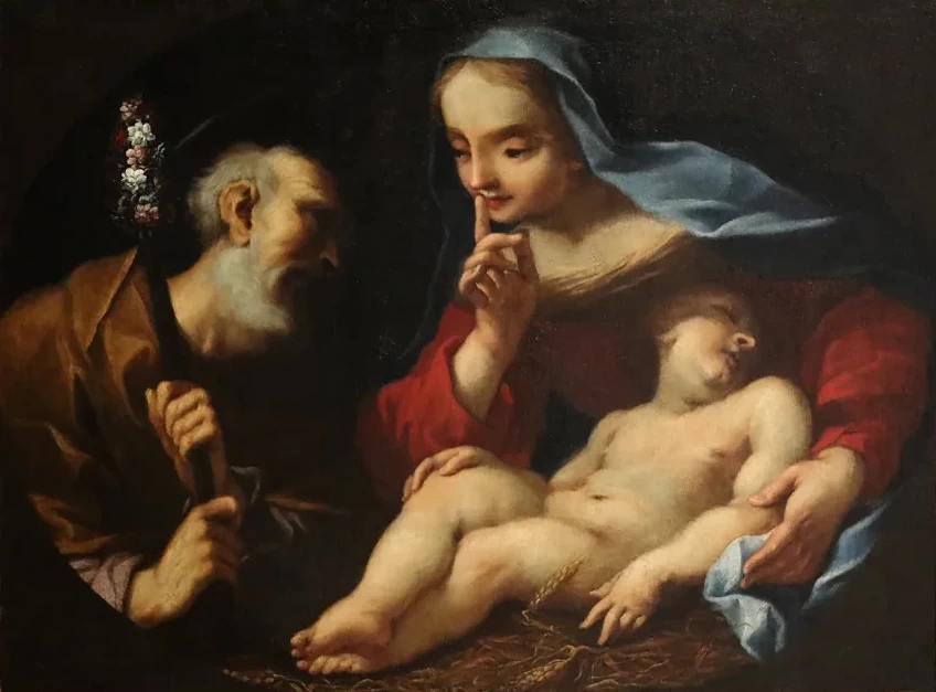 La Madonna, San Giuseppe e il Bambino - attribuito